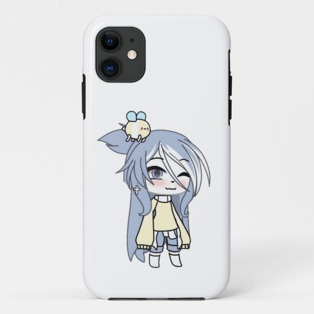 Capa Para iPhone 11 gacha, gachalife, gachaclub, jogo, anime, fofo (Verso)