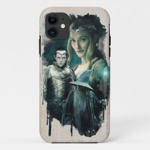 Capa Para iPhone 11 Galadriel, ELROND™ e Gráfico Gandalf
