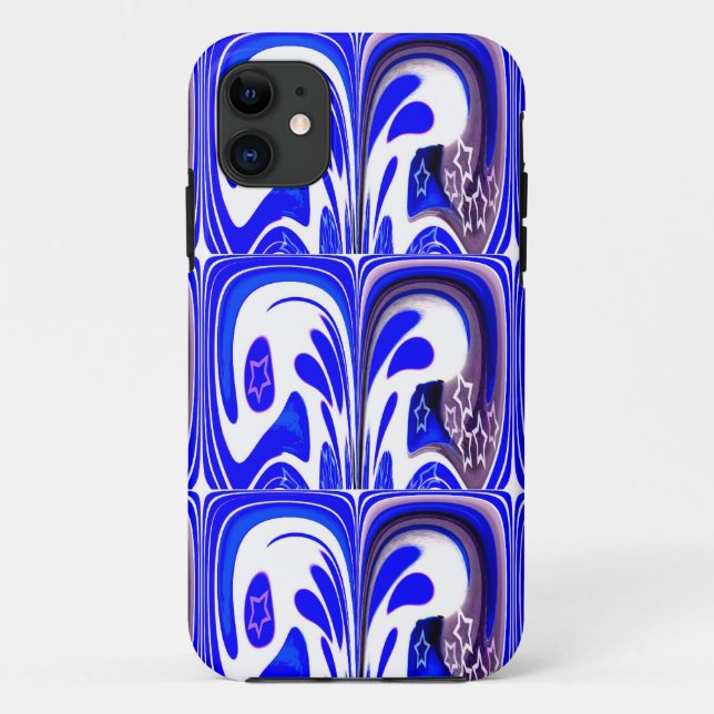 Capa Para iPhone 11 Galáxia azul (Verso)