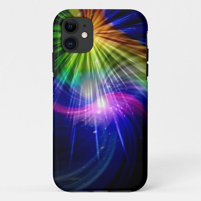 Capa Para iPhone 11 Galáxia de luz estelar (Verso)