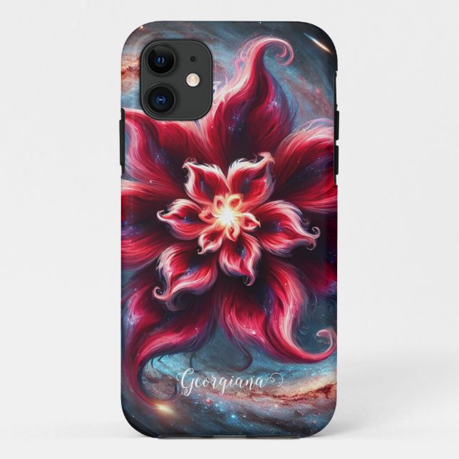 Capa Para iPhone 11 Galáxia Festiva Festiva Festiva Personalizada (Verso)