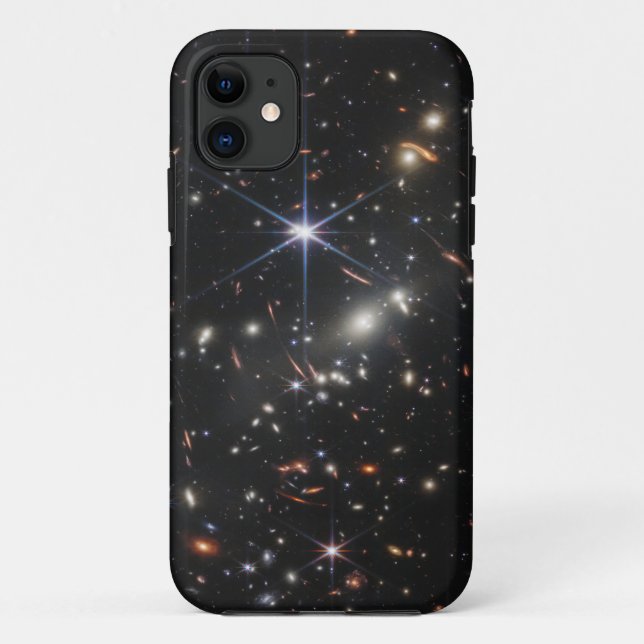Capa Para iPhone 11 Galáxias de campo profundo (Verso)