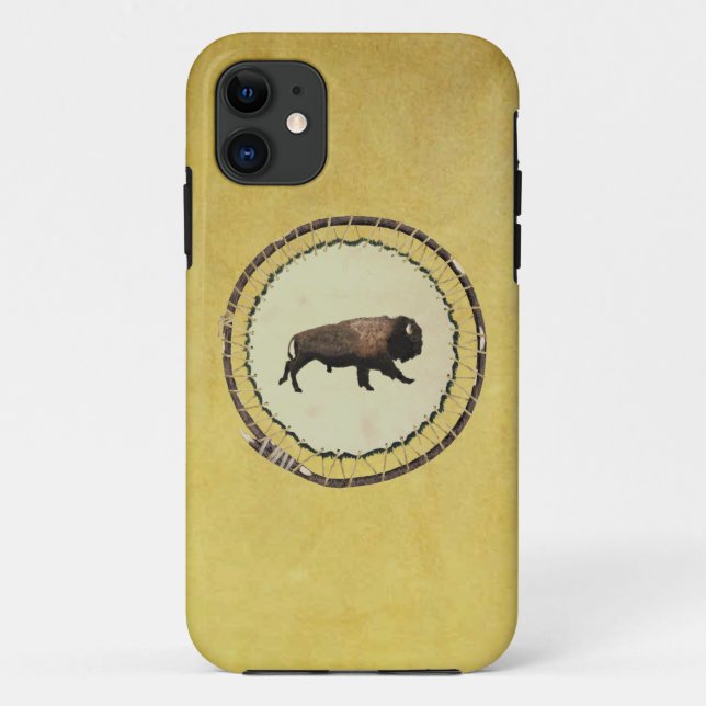 Capa Para iPhone 11 Galloping Bison (Verso)
