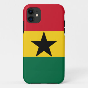 Capa Para iPhone 11 Gana - Bandeira do Gana