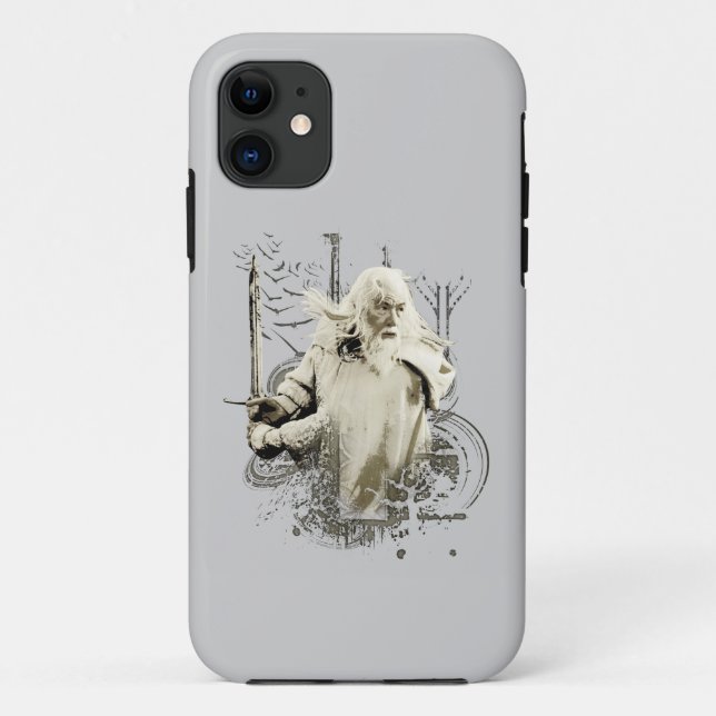 Capa Para iPhone 11 GANDALF™ com Colagem de Vetor de Espadas (Verso)
