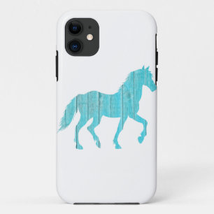 Capa Para iPhone 11 garanhão de cavalo, silhueta de mustang