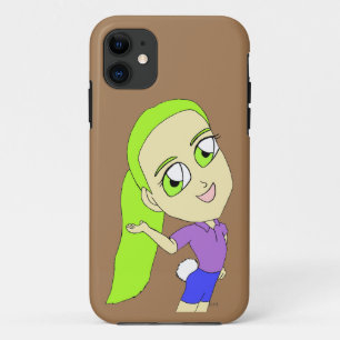 Capa Para iPhone 11 garota chibi com rabo de coelho