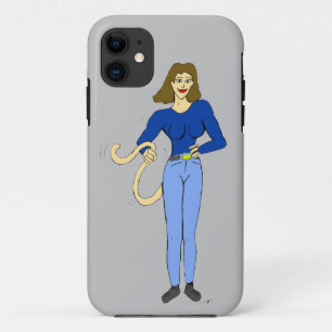 Capa Para iPhone 11 garota com cauda