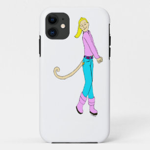 Capa Para iPhone 11 garota com cauda