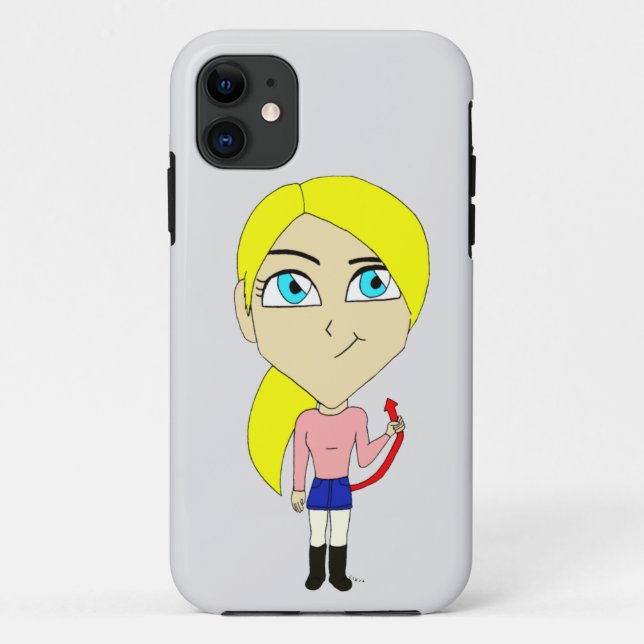 Capa Para iPhone 11 garota "má" (Verso)