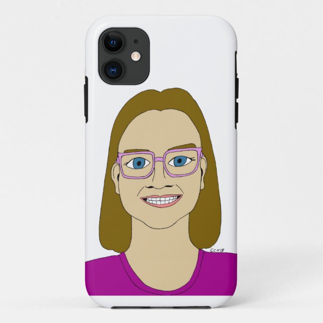 Capa Para iPhone 11 garotinha (Verso)