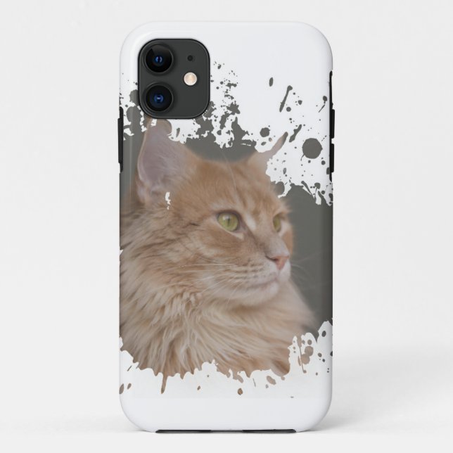 Capa Para iPhone 11 Gatinho Adorável (Verso)