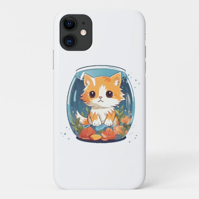 Capa Para iPhone 11 Gatinho Culpado (Verso)