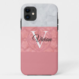 Capa Para iPhone 11 Gatique Cor De Água, Rosa, E Cinzas, De Cor Rosa, 