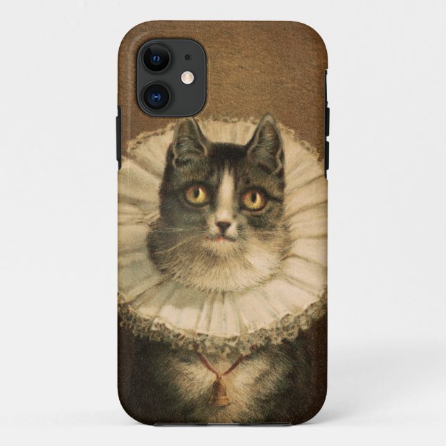 Capa Para iPhone 11 Gato (Verso)