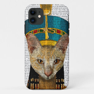 Capa Para iPhone 11 Gato da Rainha Egípcia