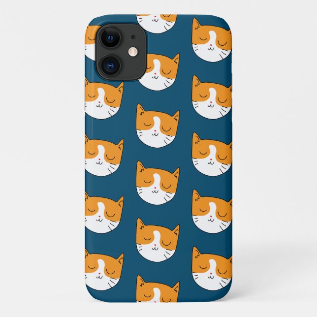 Capa Para iPhone 11 Gato de Gato com Sono Bonito iPhone 11 Case (Verso)
