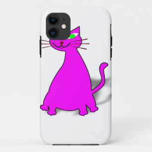 Capa Para iPhone 11 Gato De Gordura Rosa