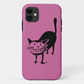 Capa Para iPhone 11 Gato de Grinning