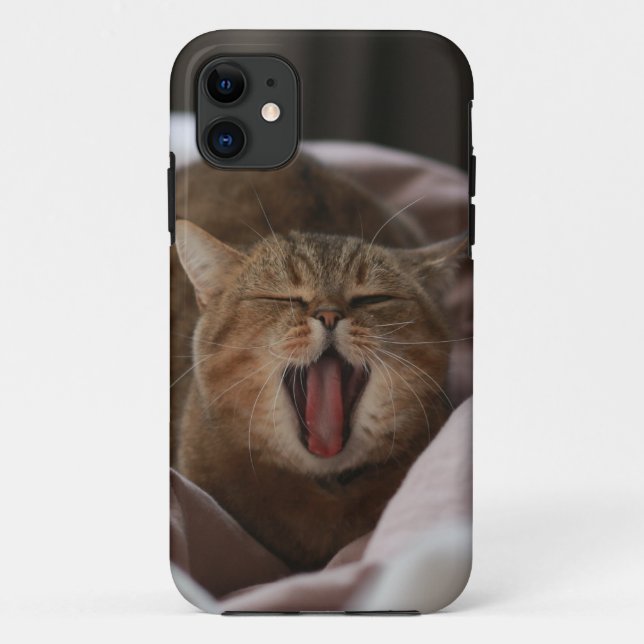 Capa Para iPhone 11 Gato de iPhone/iPad (Verso)
