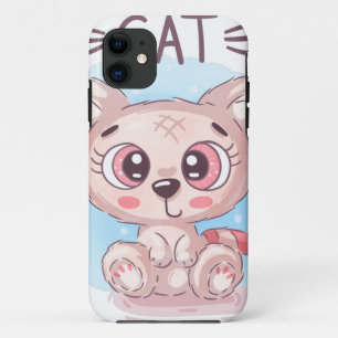 Capa Para iPhone 11 Gato de ursinho