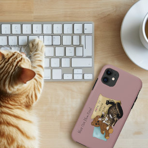 Capa Para iPhone 11 Gato dia de as mães