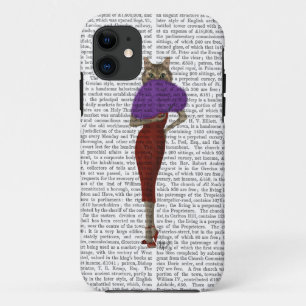 Capa Para iPhone 11 Gato Em Vestido Vermelho