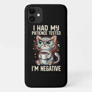 Capa Para iPhone 11 Gato Negativo