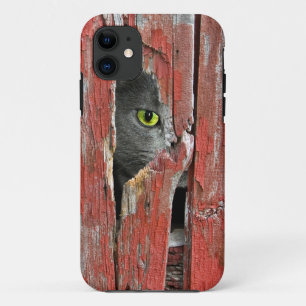 Capa Para iPhone 11 Gato no celeiro velho