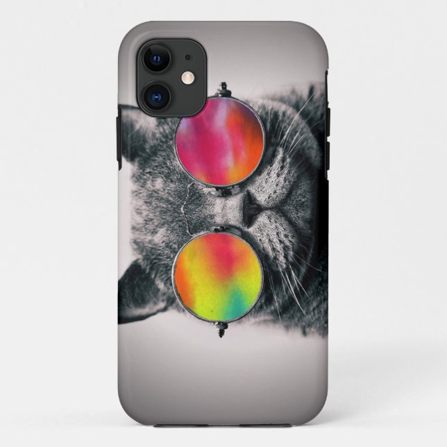 CAPA PARA iPhone 11 GATO NO ESPAÇO (Verso)