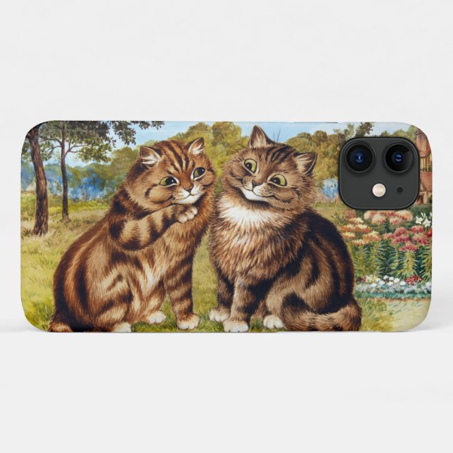 Capa Para iPhone 11 Gato Sussurro, Louis Wain (Verso (horizontal))