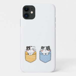 Capa Para iPhone 11 Gatos Cons