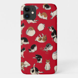 Capa Para iPhone 11 Gatos Japoneses (Incháveis A Cores)