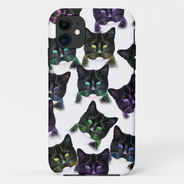 Capa Para iPhone 11 Gatos legal (Verso)