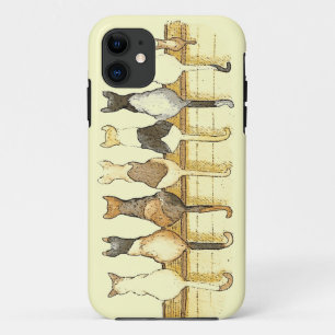 Capa Para iPhone 11 Gatos linhosos linhagem iphone 5 caso