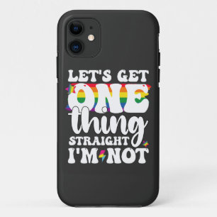 Capa Para iPhone 11 Gay de Orgulho LGBT permite que um Hetero não seja