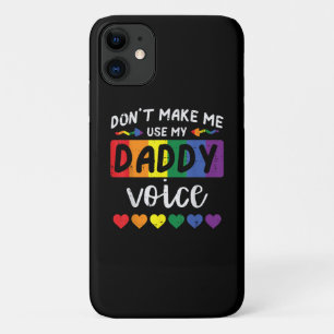 Capa Para iPhone 11 Gay Não Me Faça Usar Voz De Pai