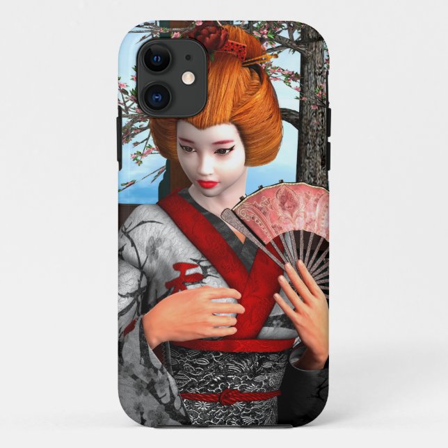 Capa Para iPhone 11 Géisha (Verso)