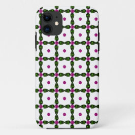 Capa Para iPhone 11 Gemstone Art, Purple Green