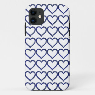 Capa Para iPhone 11 Gemstone Sapphire Blue Heart