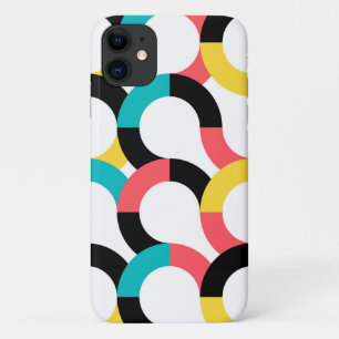 Capa Para iPhone 11 Geométrica moderna, colorida, alegre, divertida