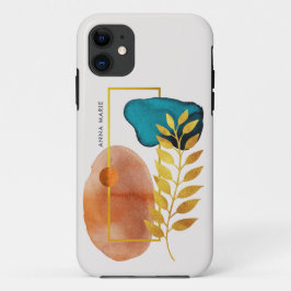 Capa Para iPhone 11 Geométrico Abstrato Minimalista Moderno de Meados 