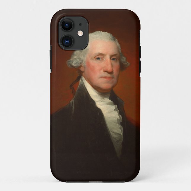 Capa Para iPhone 11 George Washington Portrait (Verso)