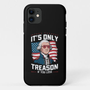 Capa Para iPhone 11 George Washington Só é Traição se Você Perder