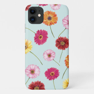 Capa Para iPhone 11 Gerbera,pink,red,orange,yellow 