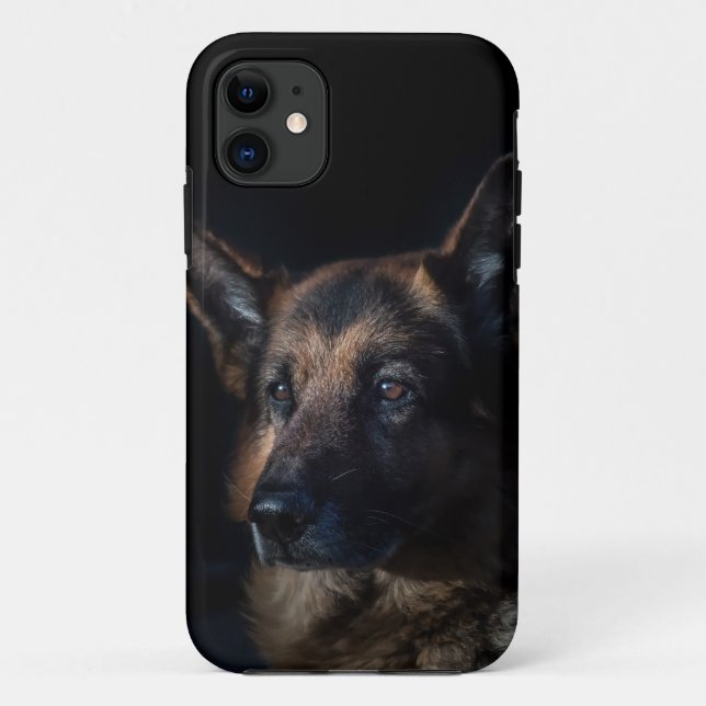 Capa Para iPhone 11 German shepherd (Verso)