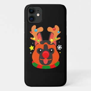 Capa Para iPhone 11 German Shepherd Cute Christmas