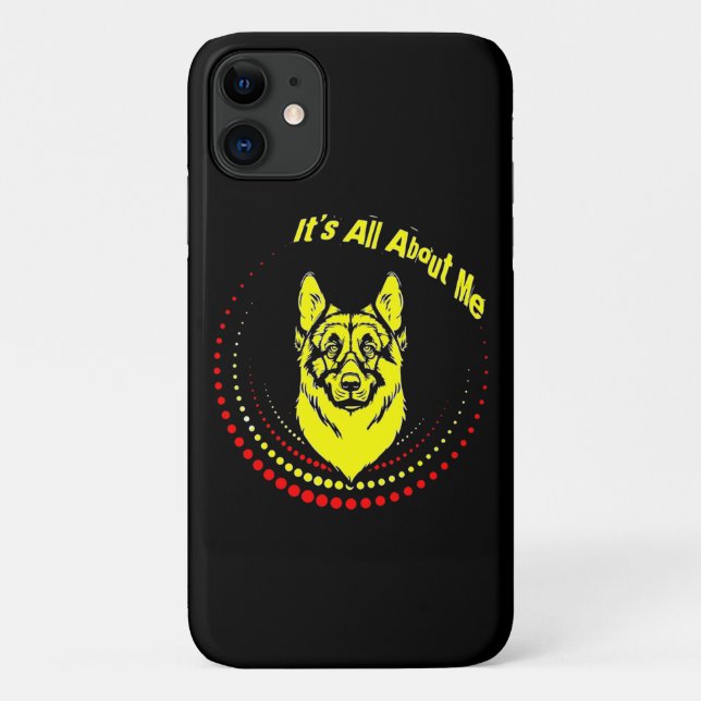 Capa Para iPhone 11 German shepherd Me (Verso)