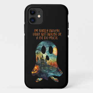 Capa Para iPhone 11 Ghost do Dia de as Bruxas engraçado Raramente Sufi