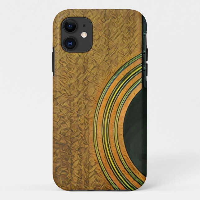 Capa Para iPhone 11 Gift for musician guitarist (Verso)